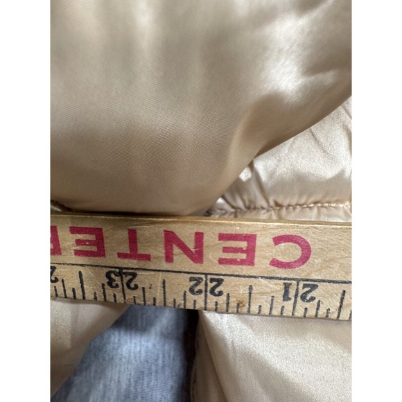 Sam Edelman Hooded Puffer Jacket‎ Sz.-M Cashmere Beige Read - Picture 5 of 11